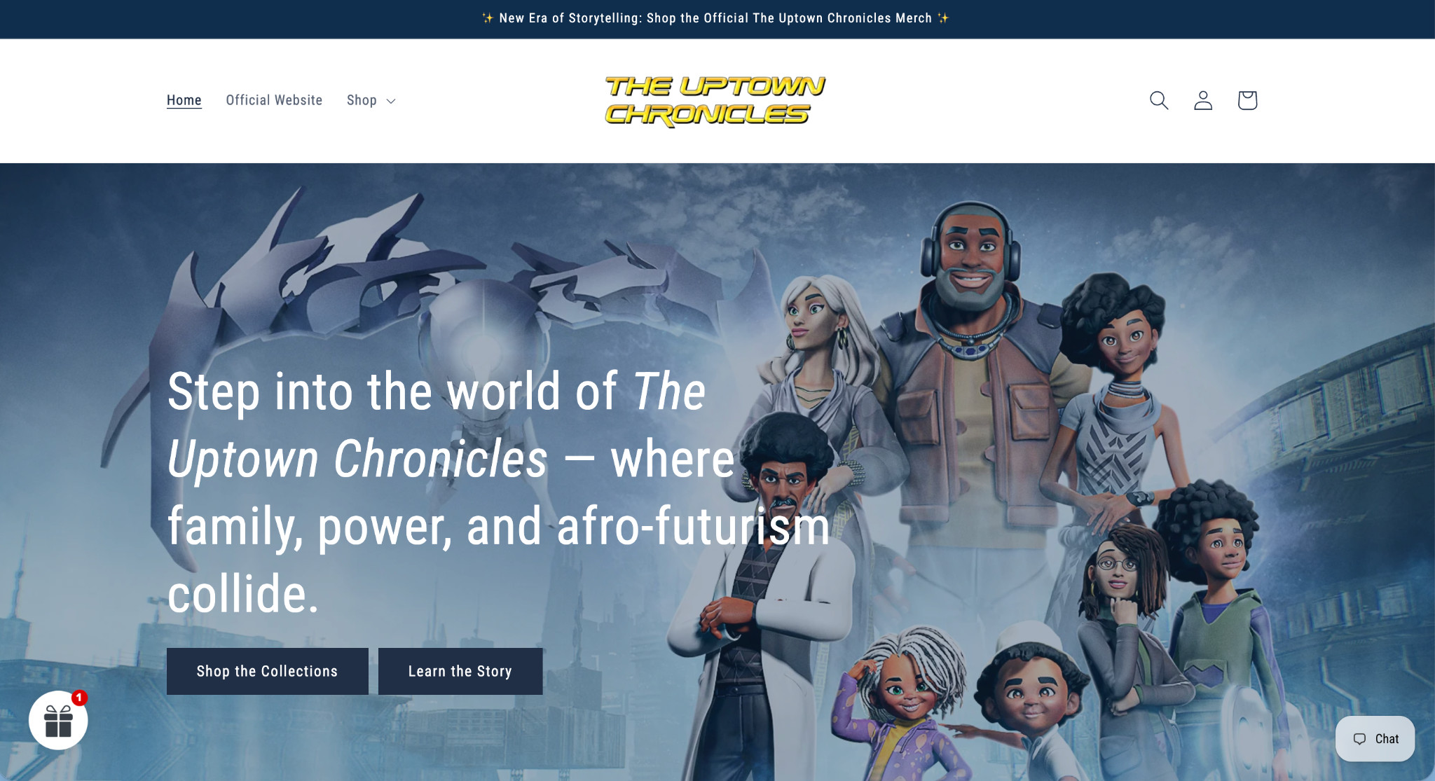The Uptown Chronicles shop preview