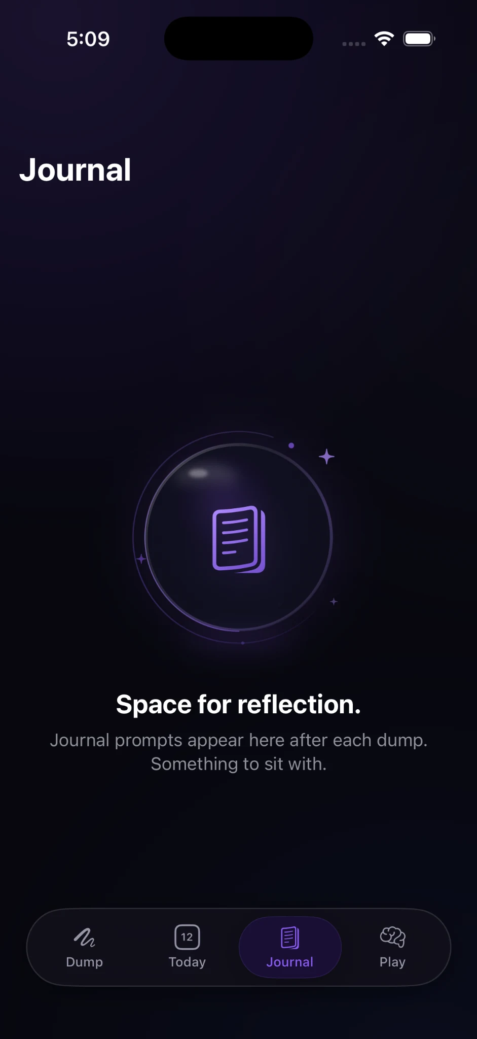 Empty Journal state